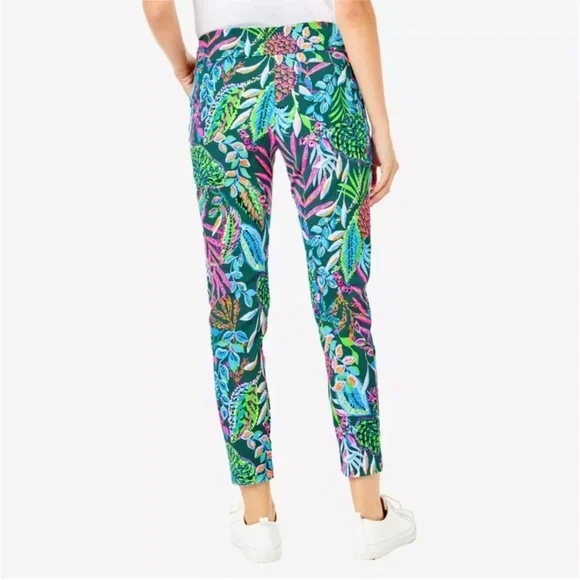 Lilly Pulitzer Women's UPF 50+ Luxletic Sunshine Jungle 28" Corso Size 4 NWOT - Picture 2 of 8